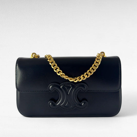 Celine Triomphe Chain Shoulder Bag - The Dream Bag Co