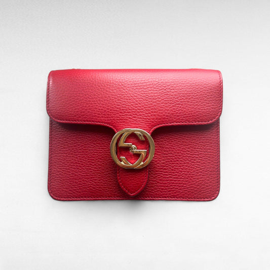 Gucci Interlocking GG Shoulder Bag - The Dream Bag Co