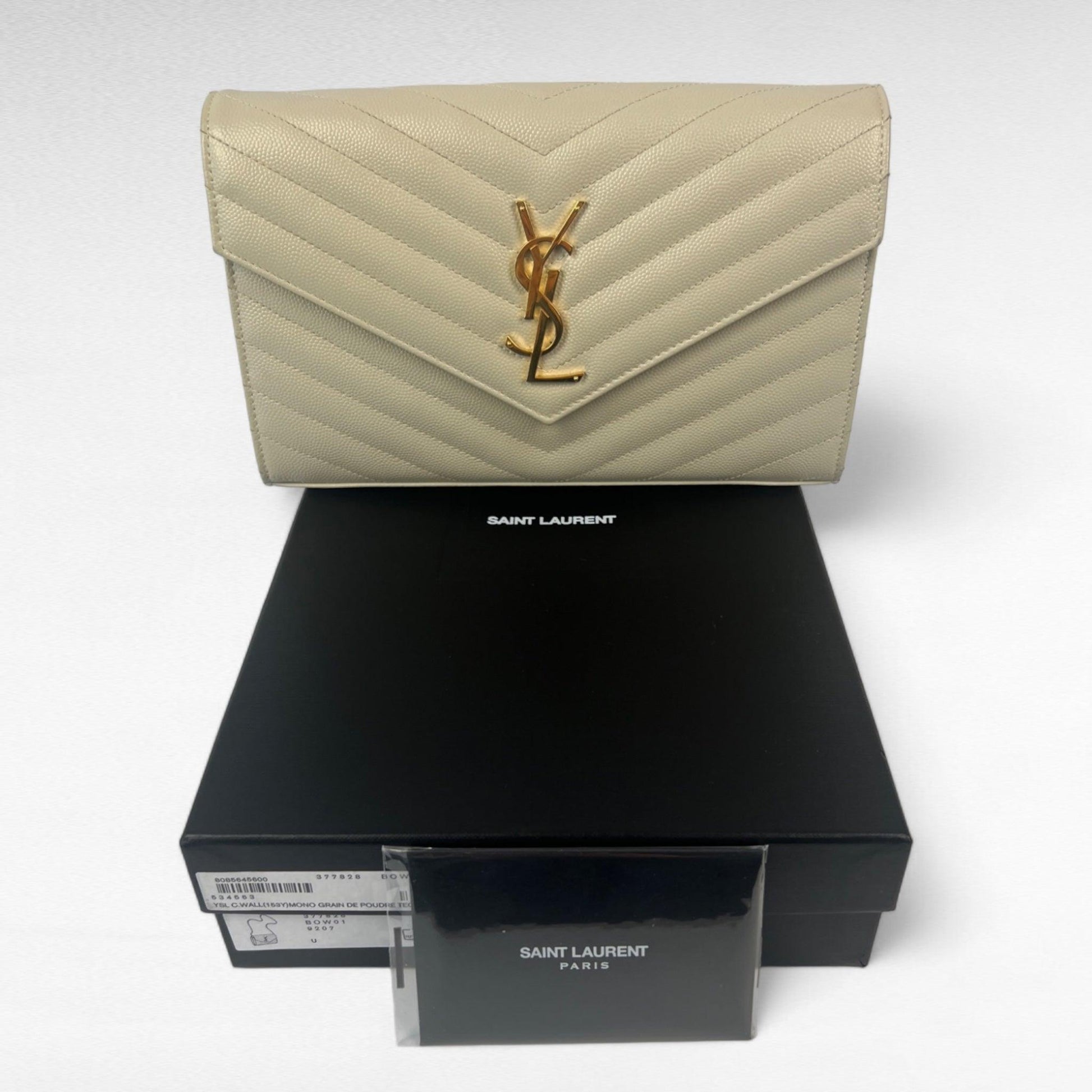 Saint Laurent (YSL) Cassandre Chain Wallet - The Dream Bag Co