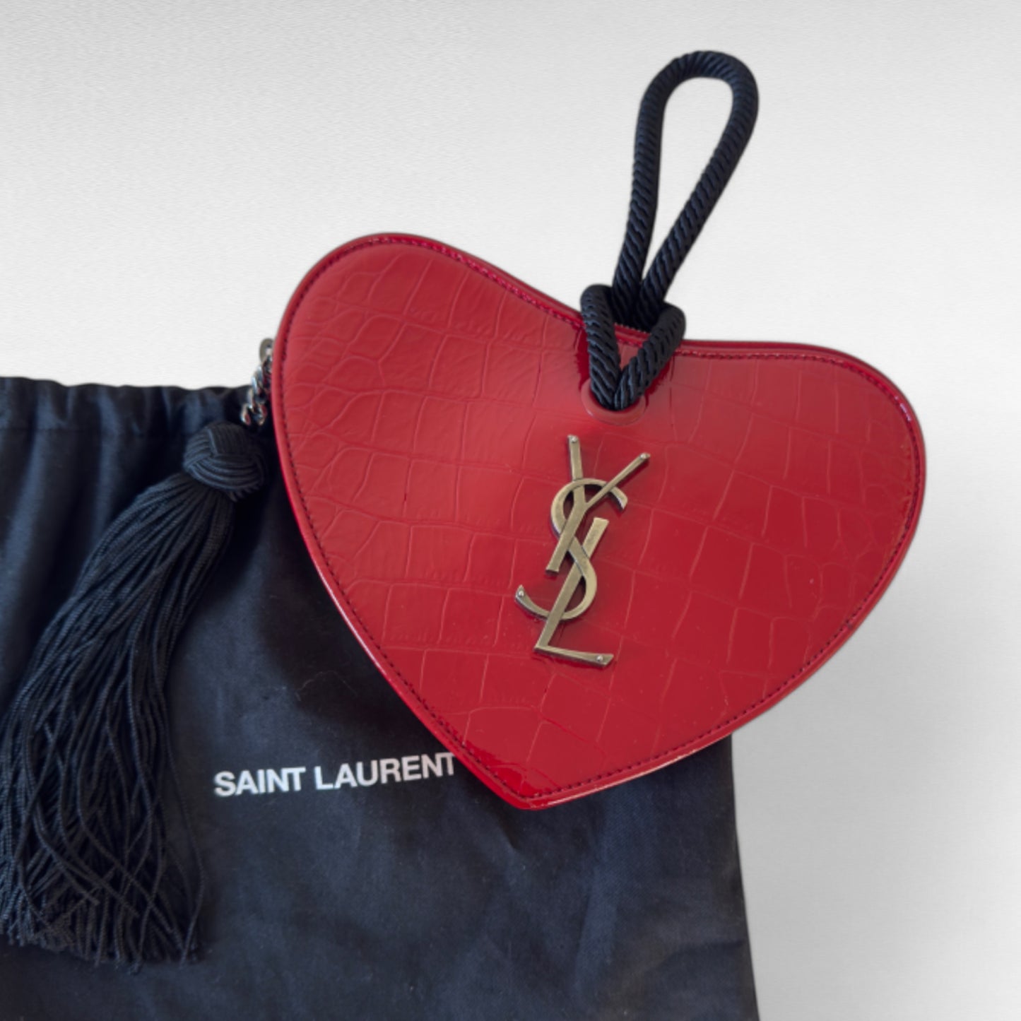 Saint Laurent (YSL) Heart Clutch