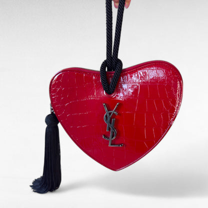 Saint Laurent (YSL) Heart Clutch